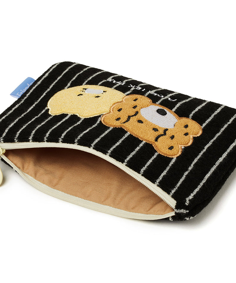 FRIENDAY Pouch Black Chunsik - Authentic Kakao Friends from Korea | Koolseoul