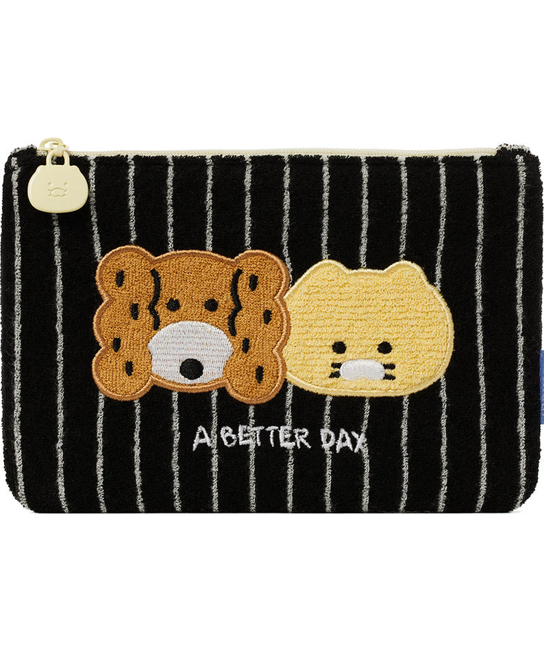 FRIENDAY Pouch Black Chunsik - Official Kakao Friends merchandise | Koolseoul