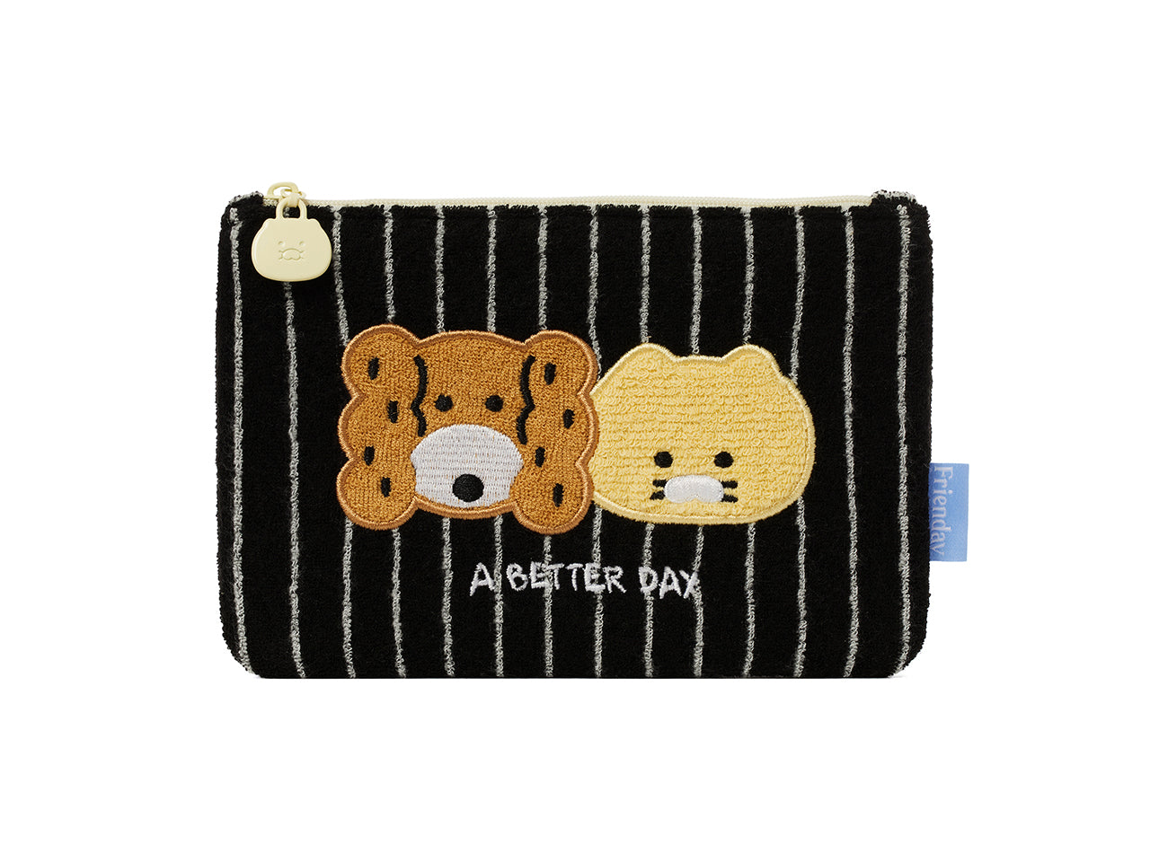 FRIENDAY Pouch Black Chunsik - Official Kakao Friends merchandise | Koolseoul