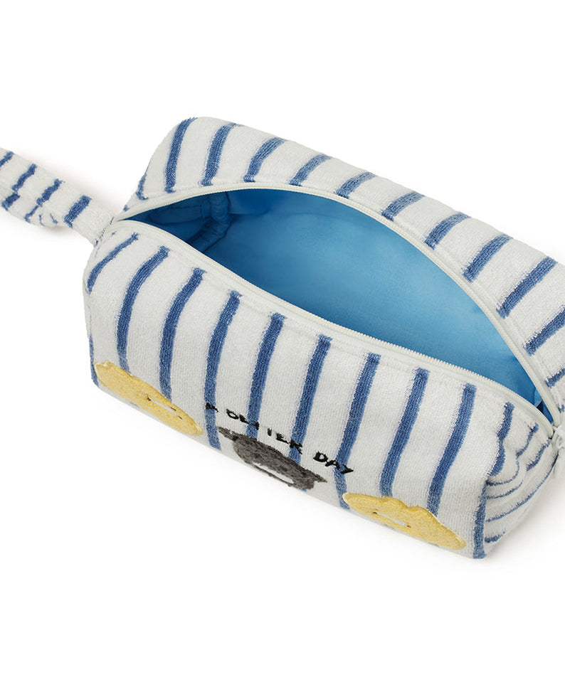 FRIENDAY Pouch Blue Chunsik - Authentic Kakao Friends from Korea | Koolseoul