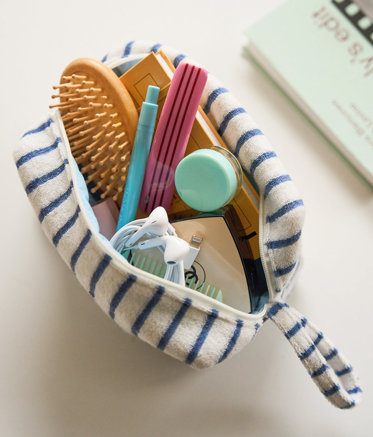 FRIENDAY Pouch Blue Chunsik - Authentic Kakao Friends from Korea | Koolseoul