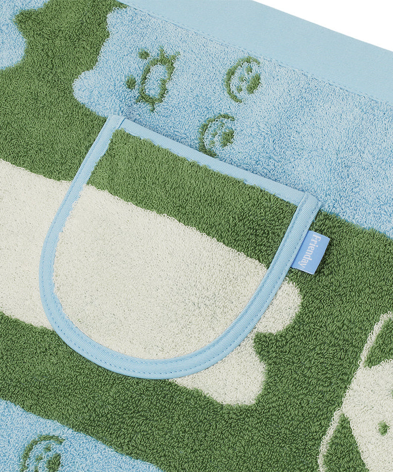 FRIENDAY Green&Blue Chunsik Tablier - Korean kawaii Kakao Friends | Koolseoul