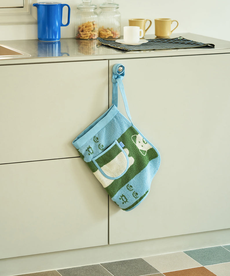 FRIENDAY Green&Blue Chunsik Tablier - Official Kakao Friends merchandise | Koolseoul