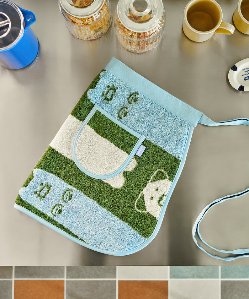 FRIENDAY Green&Blue Chunsik Tablier - Authentic Kakao Friends from Korea | Koolseoul