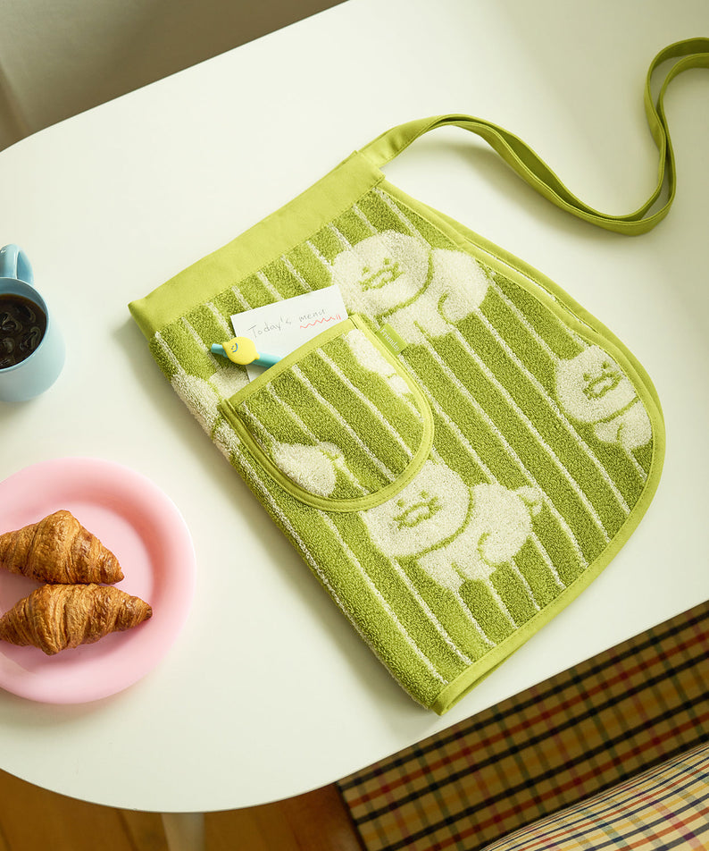 FRIENDAY Green Chunsik Tablier - Authentic Kakao Friends from Korea | Koolseoul