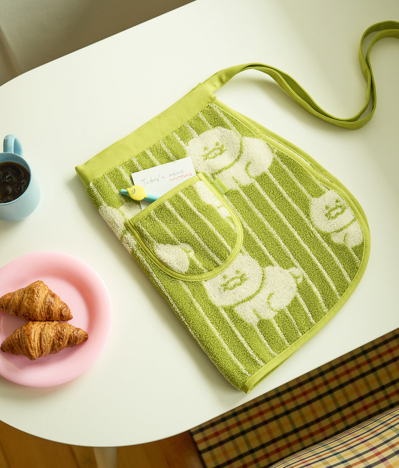 FRIENDAY Green Chunsik Tablier - Authentic Kakao Friends from Korea | Koolseoul
