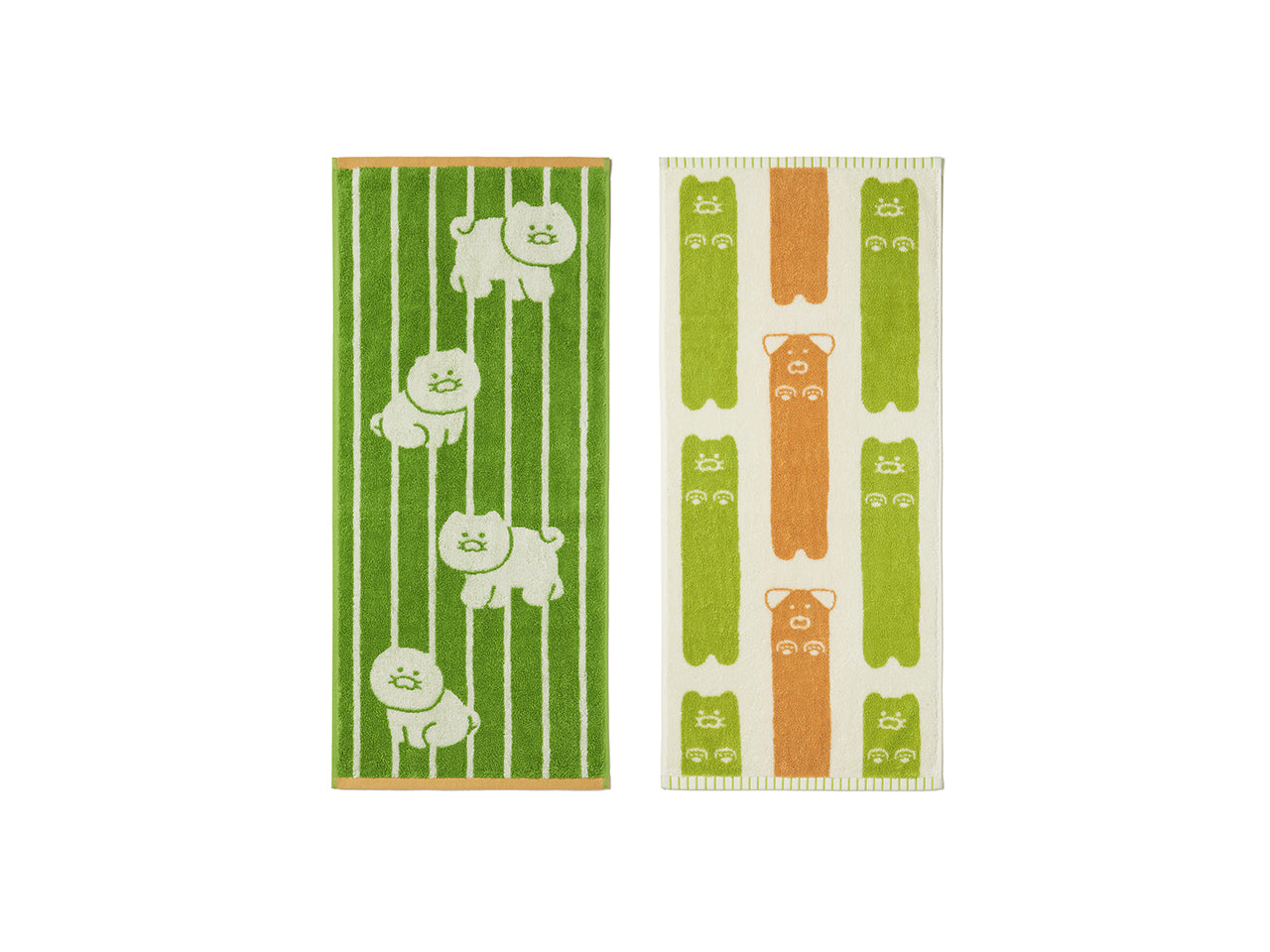 FRIENDAY 2P Set Green& Chunsik Serviette - Korean kawaii Kakao Friends | Koolseoul