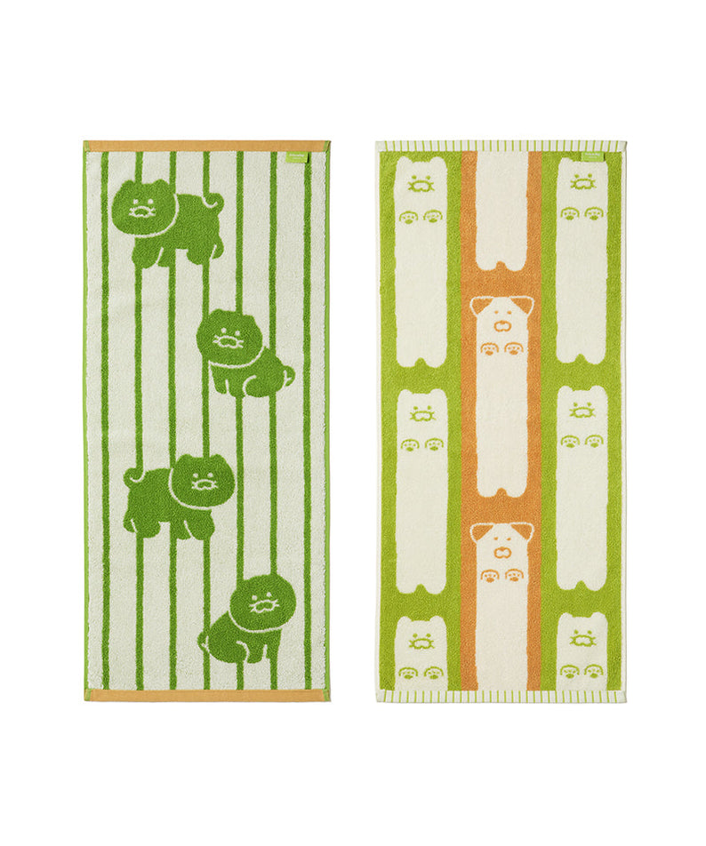 FRIENDAY 2P Set Green& Chunsik Serviette - Korean kawaii Kakao Friends | Koolseoul