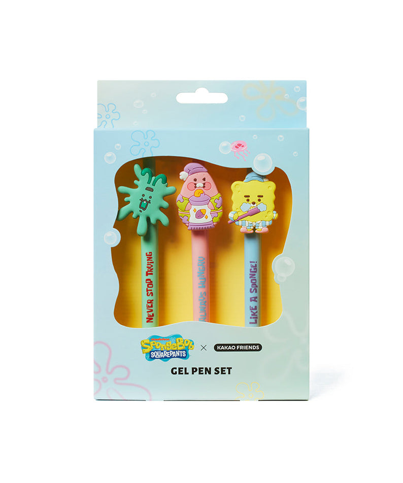 SpongeBobXFriends 3P Set Friends Pen - Authentic Kakao Friends from Korea | Koolseoul