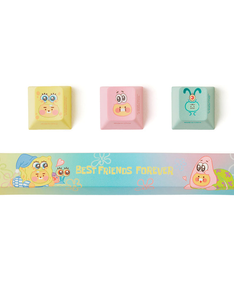 SpongeBobXFriends Cap 4 Set Friends - Korean kawaii Kakao Friends | Koolseoul