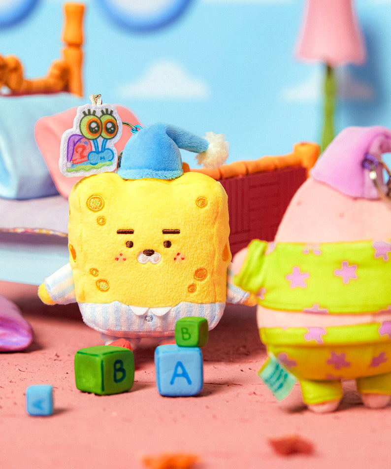 SpongeBobXFriends Baby SpongeBob Keychain Plush Little Ryan - Official Kakao Friends merchandise | Koolseoul