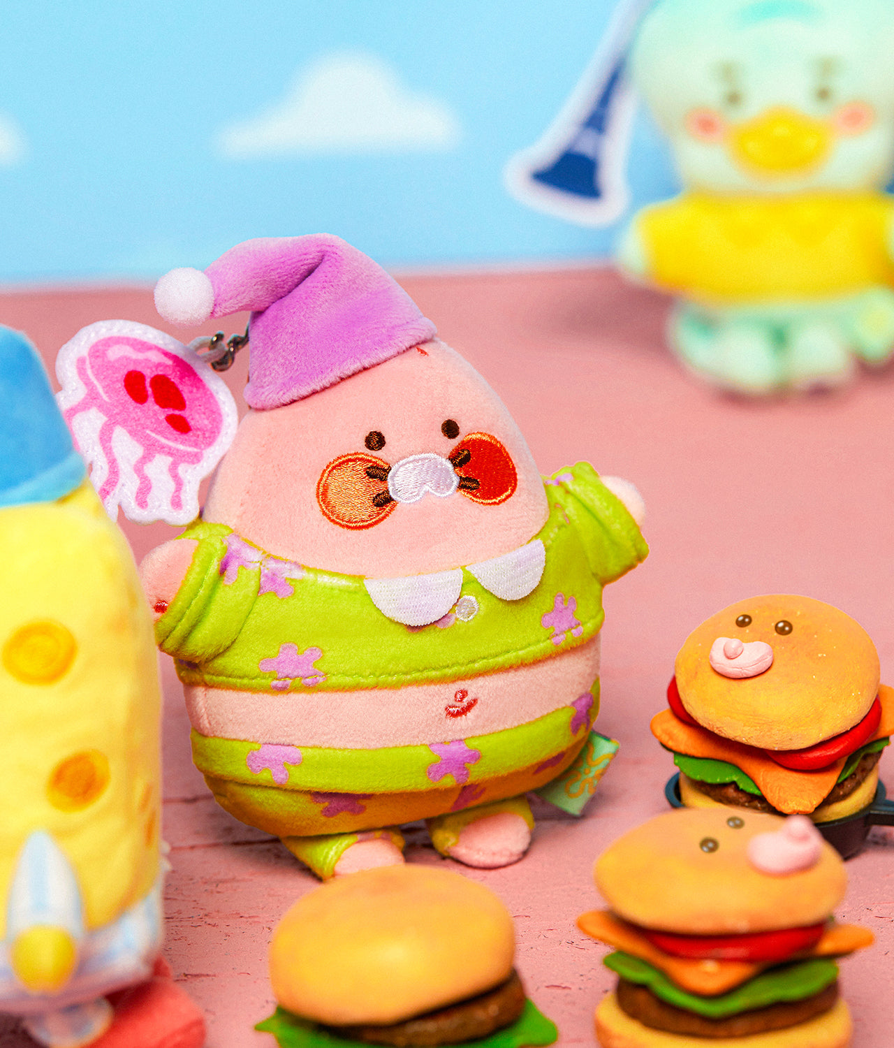 SpongeBobXFriends Baby Patrick Keychain Plush Baby Chunsik - Authentic Kakao Friends from Korea | Koolseoul