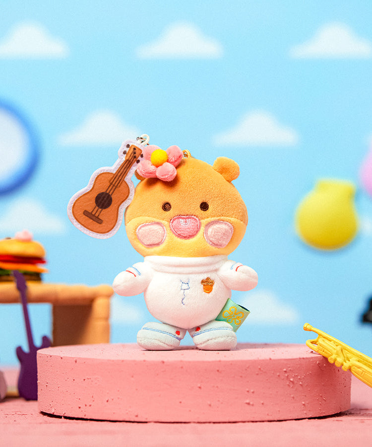 SpongeBobXFriends Baby Sandy Keychain Plush Little Apeach - Korean kawaii Kakao Friends | Koolseoul