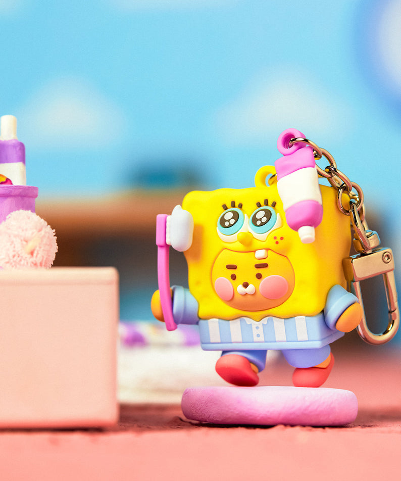 SpongeBobXFriends Baby SpongeBob Figurine Keychain Little Ryan - Official Kakao Friends merchandise | Koolseoul