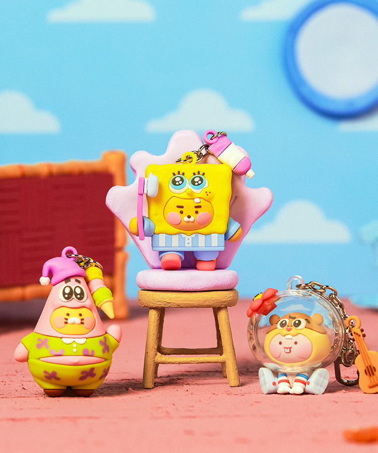 SpongeBobXFriends Baby SpongeBob Figurine Keychain Little Ryan - Official Kakao Friends merchandise | Koolseoul