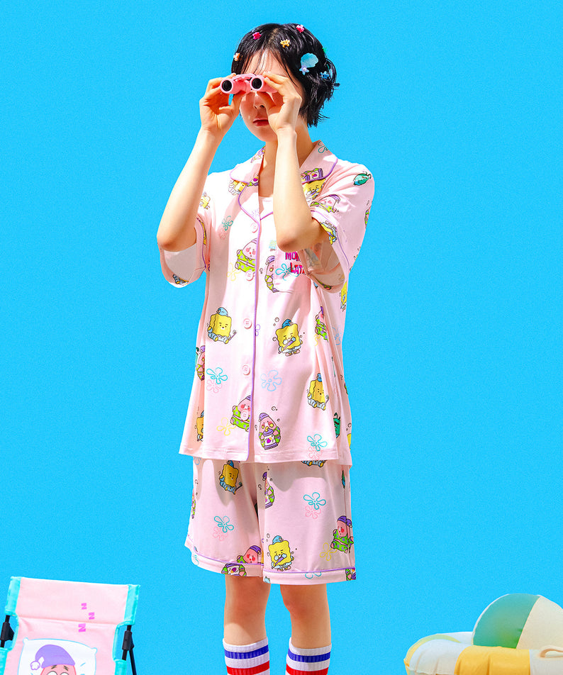 SpongeBobXFriends Women Pajamas Friends - Official Kakao Friends merchandise | Koolseoul