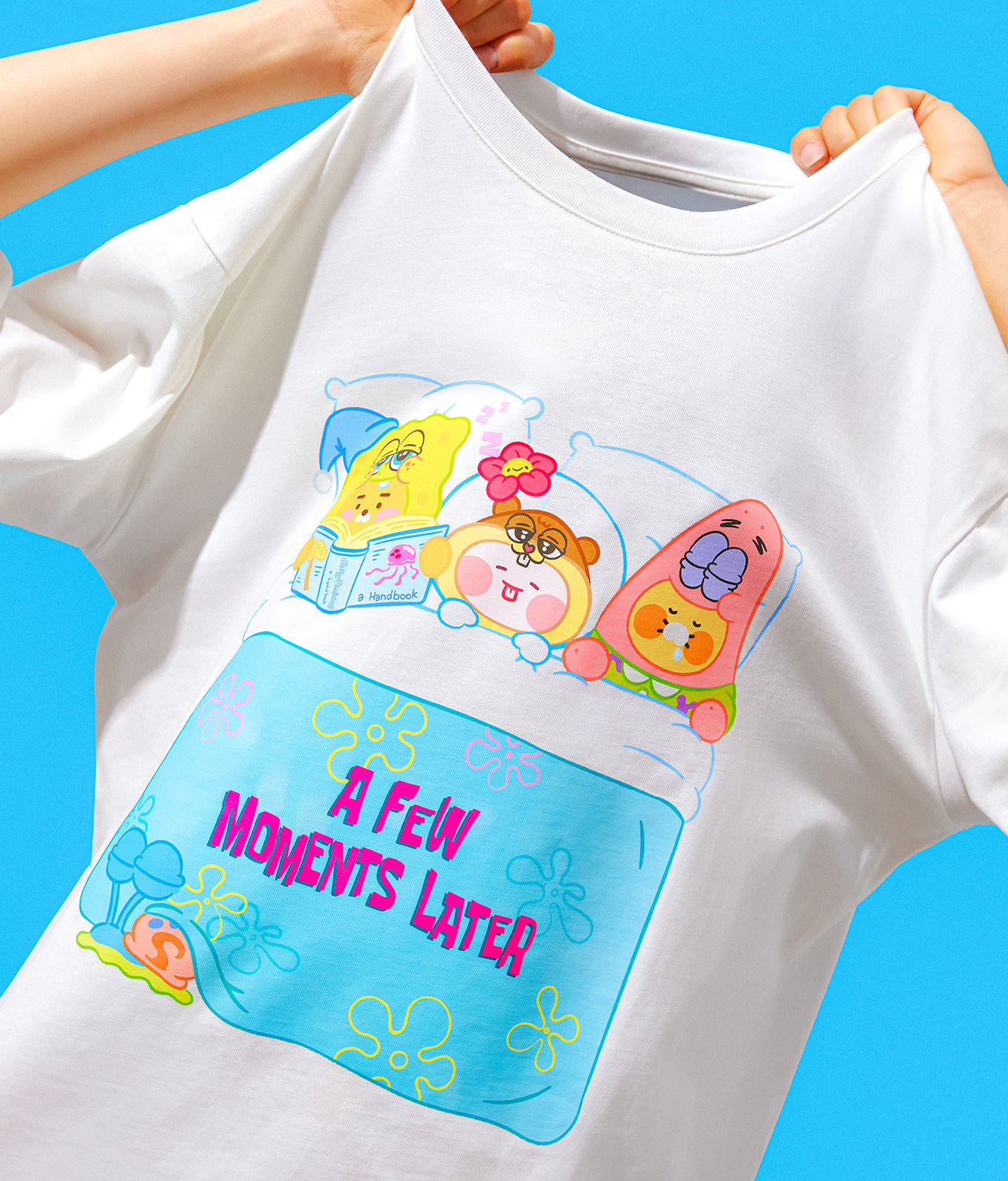 SpongeBobXFriends Women T-Shirt Friends - Authentic Kakao Friends from Korea | Koolseoul