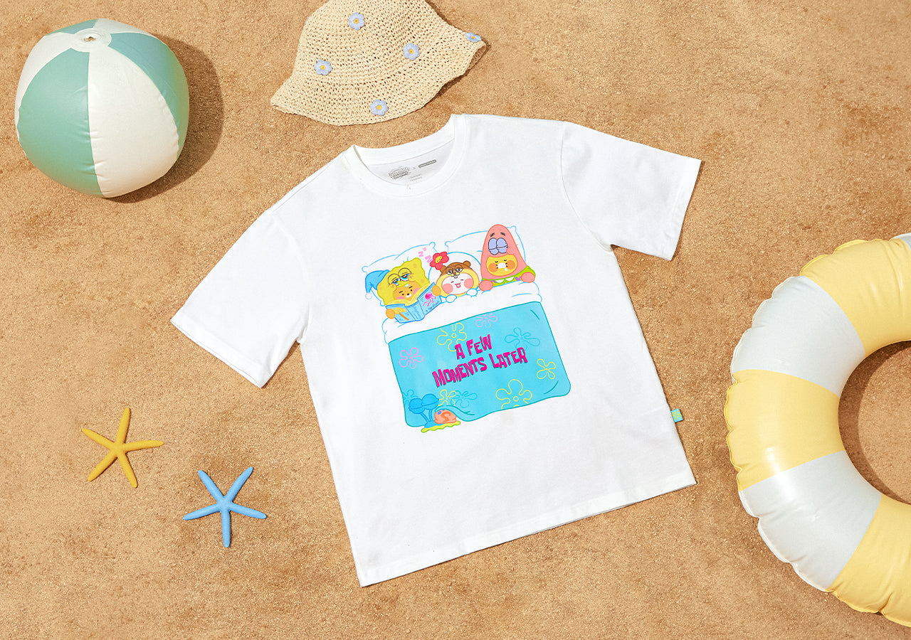 SpongeBobXFriends Women T-Shirt Friends - Authentic Kakao Friends from Korea | Koolseoul