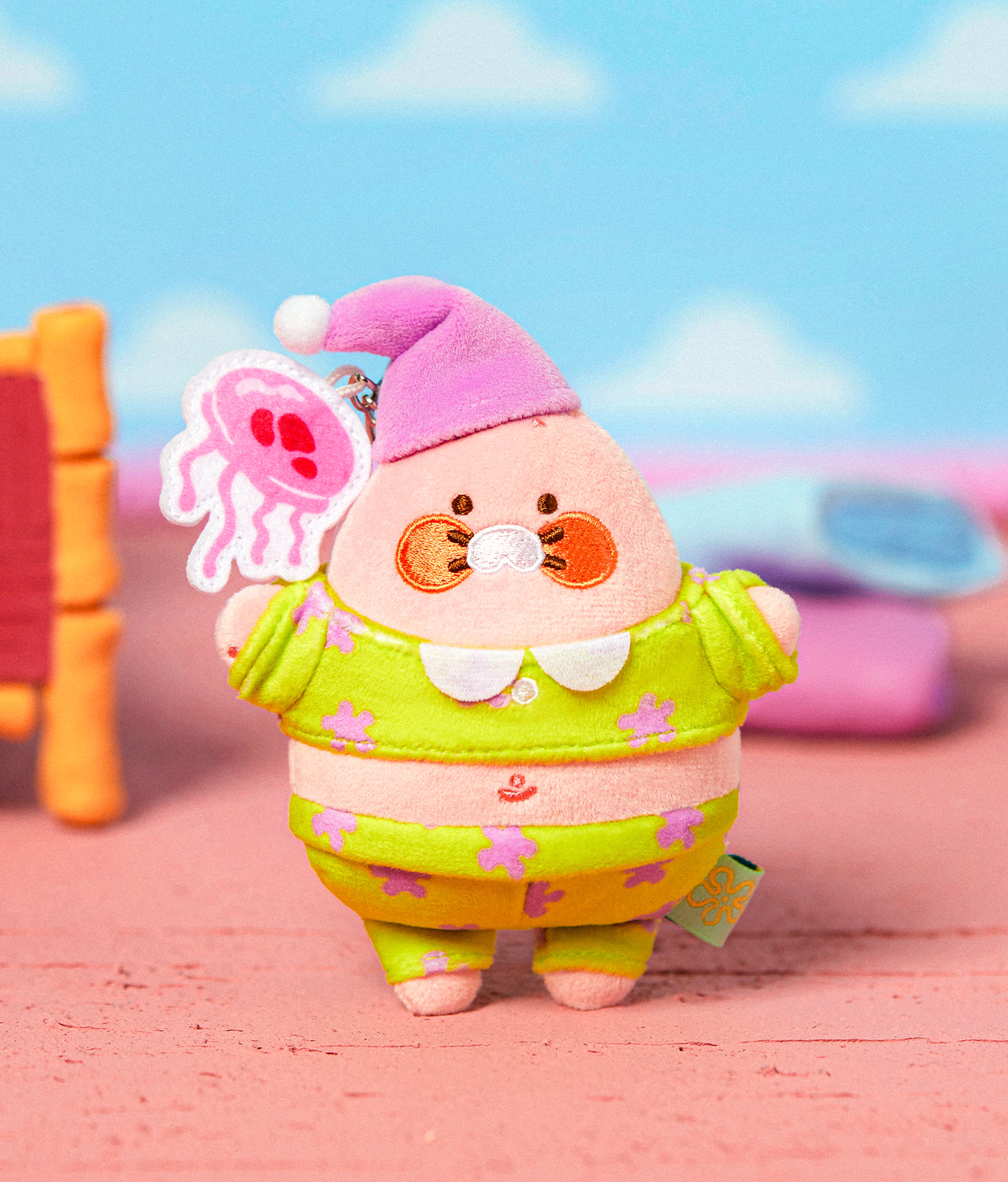 [Complete Set] SpongeBobXFriends Baby Keychain Plush 6 - Official Kakao Friends merchandise | Koolseoul