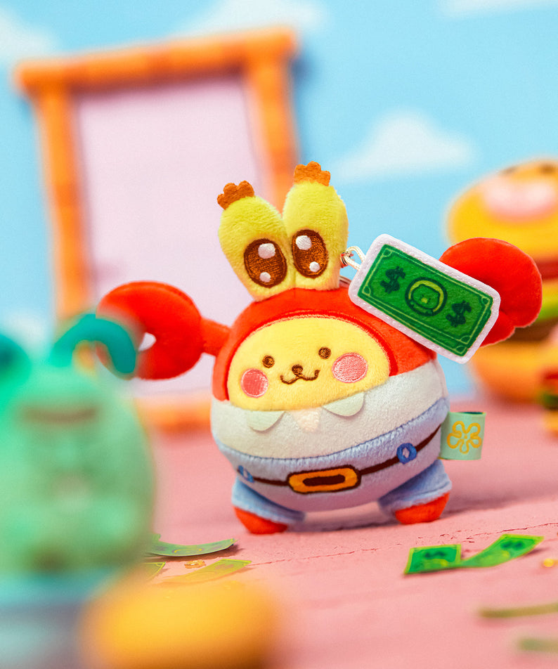 [Complete Set] SpongeBobXFriends Baby Keychain Plush 6 - Korean kawaii Kakao Friends | Koolseoul