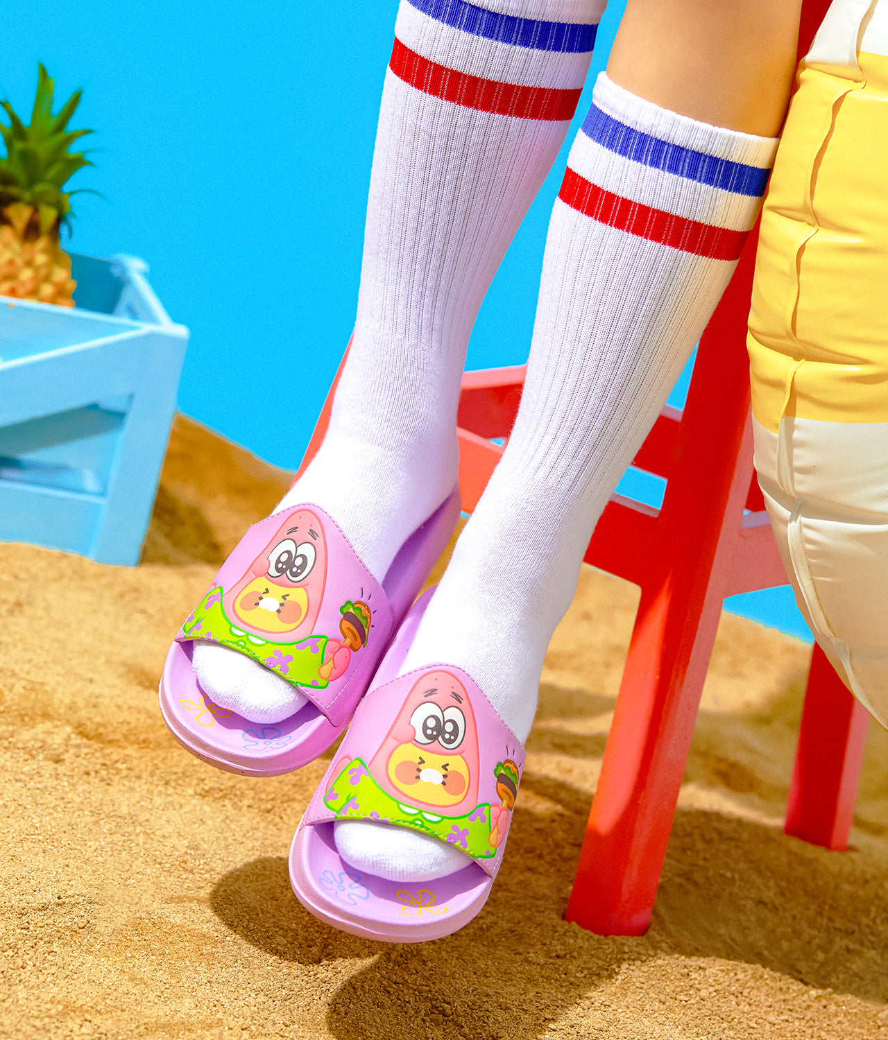 SpongeBobXFriends Baby Patrick Women Desk Slippers Baby Chunsik - Official Kakao Friends merchandise | Koolseoul