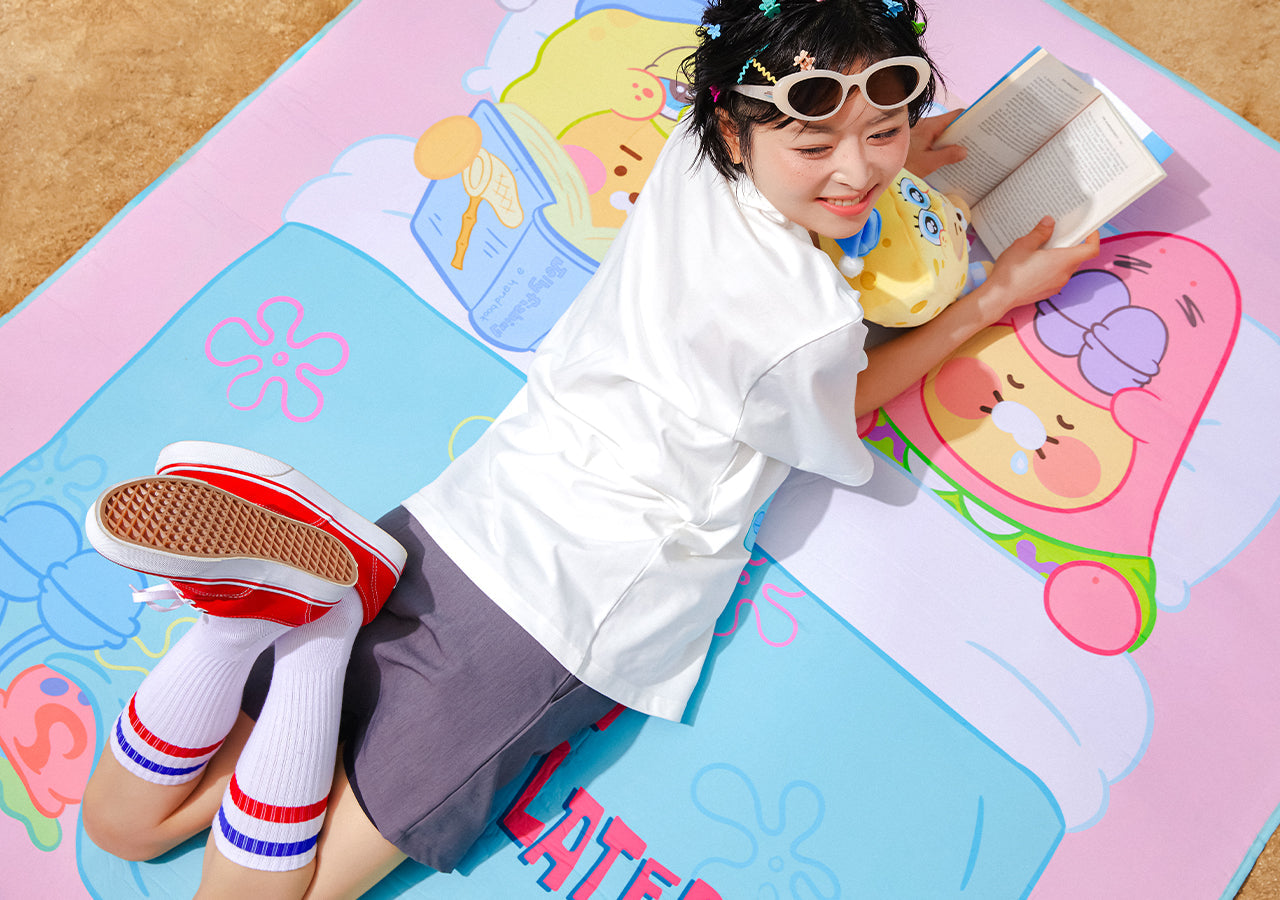 SpongeBobXFriends Pique-nique Friends Camping - Official Kakao Friends merchandise | Koolseoul