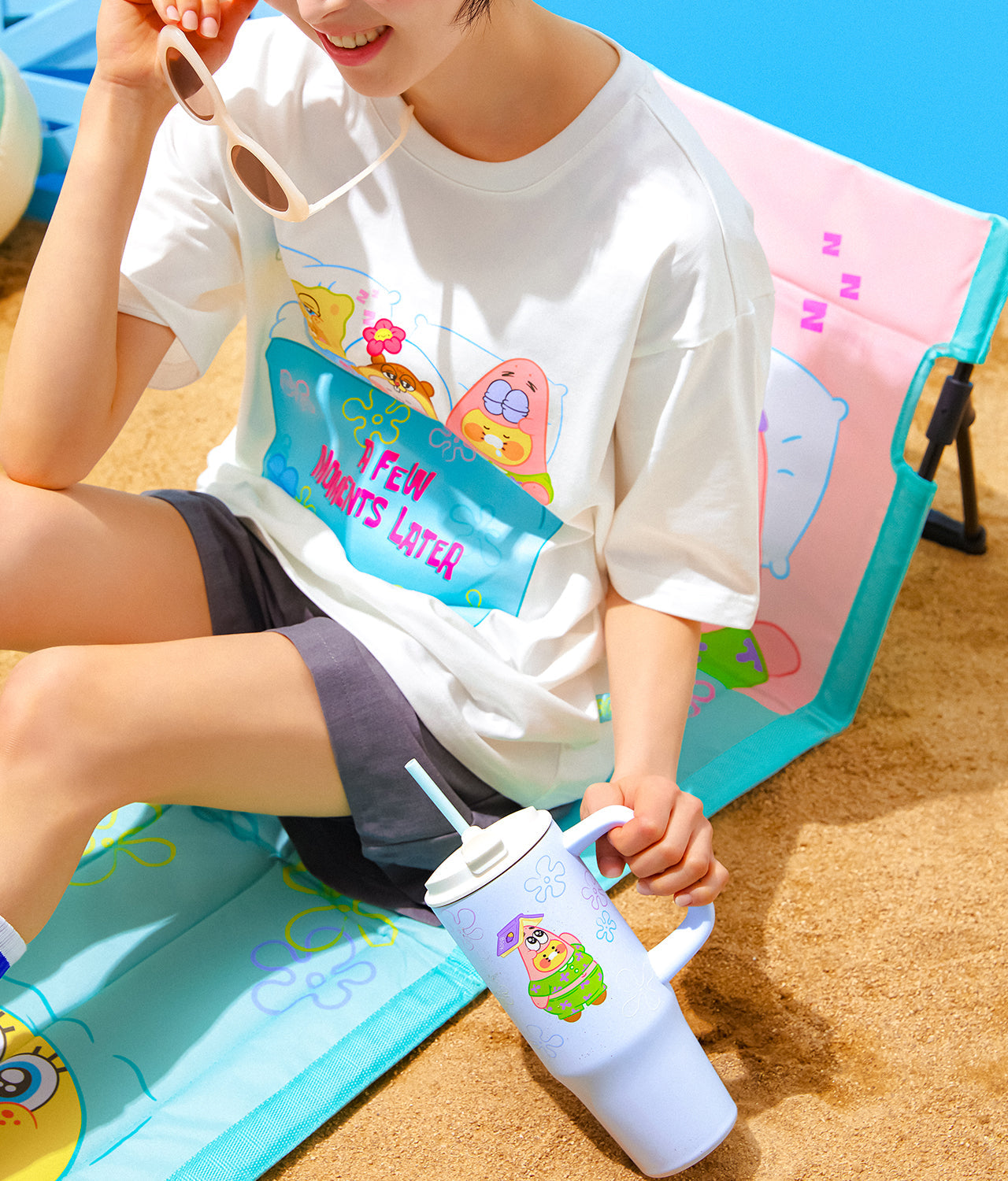 SpongeBobXFriends Pique-nique Little Ryan&Baby Chunsik - Authentic Kakao Friends from Korea | Koolseoul