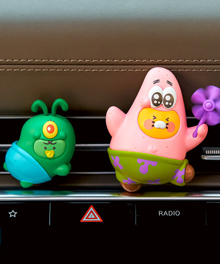 SpongeBobXFriends Air Freshener&Figurine Set Baby Chunsik&Jordy - Official Kakao Friends merchandise | Koolseoul