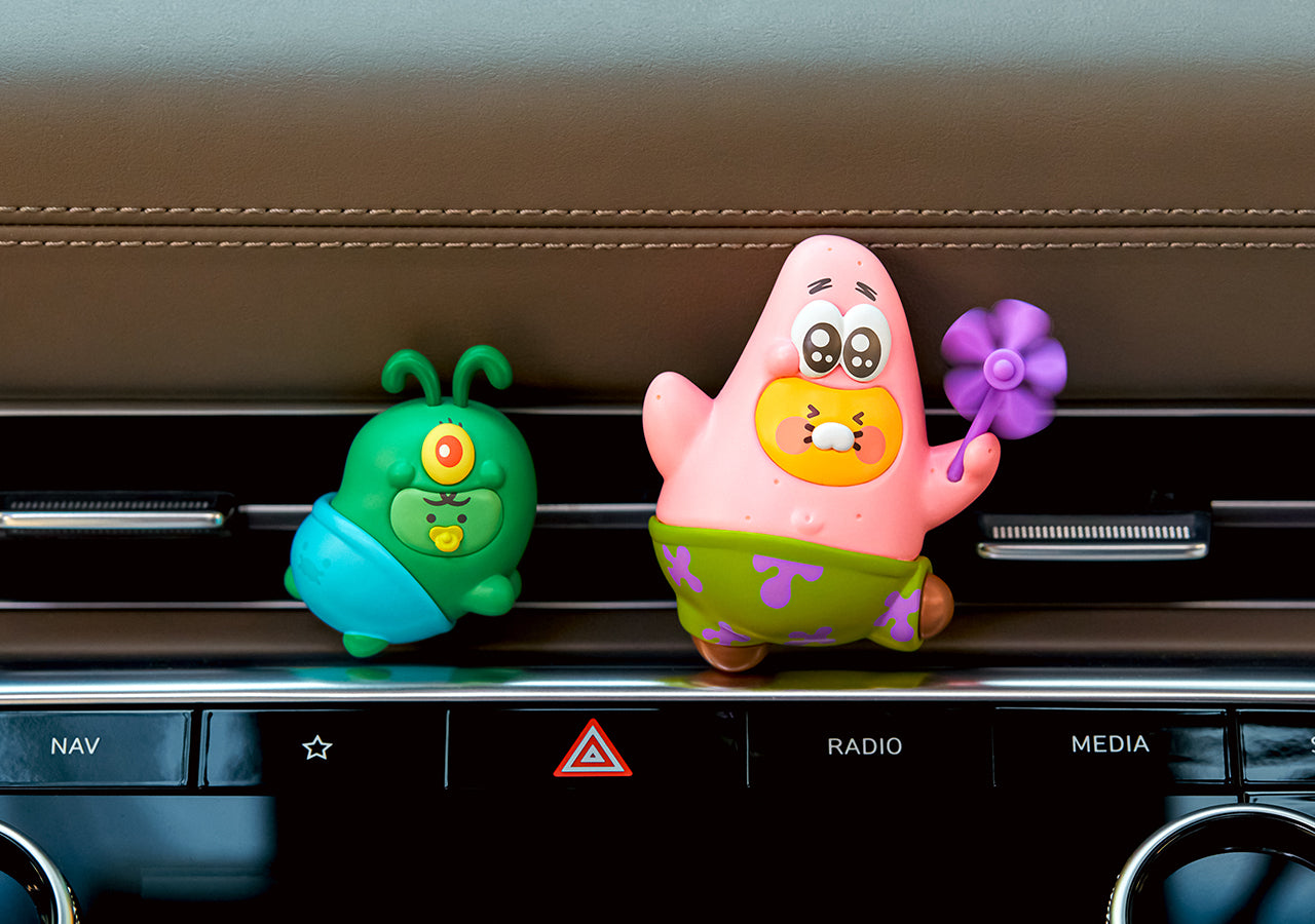 SpongeBobXFriends Air Freshener&Figurine Set Baby Chunsik&Jordy - Official Kakao Friends merchandise | Koolseoul