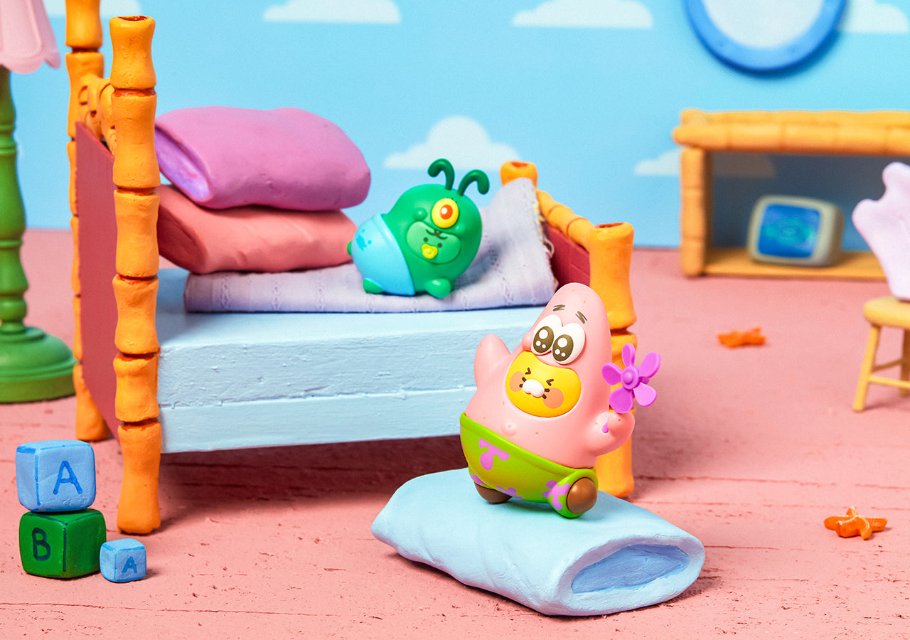 SpongeBobXFriends Air Freshener&Figurine Set Baby Chunsik&Jordy - Official Kakao Friends merchandise | Koolseoul