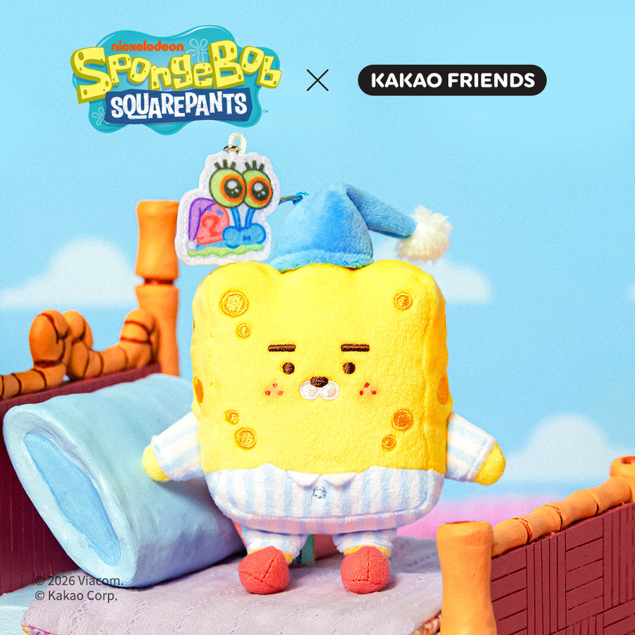 Kakao Friends - Spongebobxfriends Baby Spongebob Keychain Plush Little Ryan