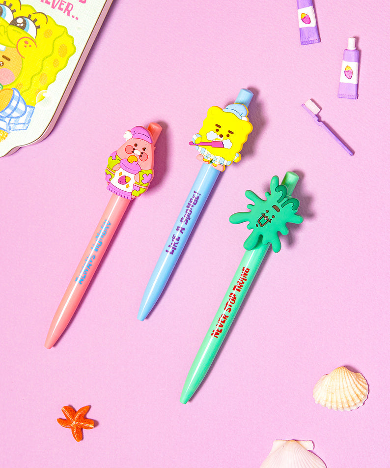 SpongeBobXFriends 3P Set Friends Pen - Official Kakao Friends merchandise | Koolseoul