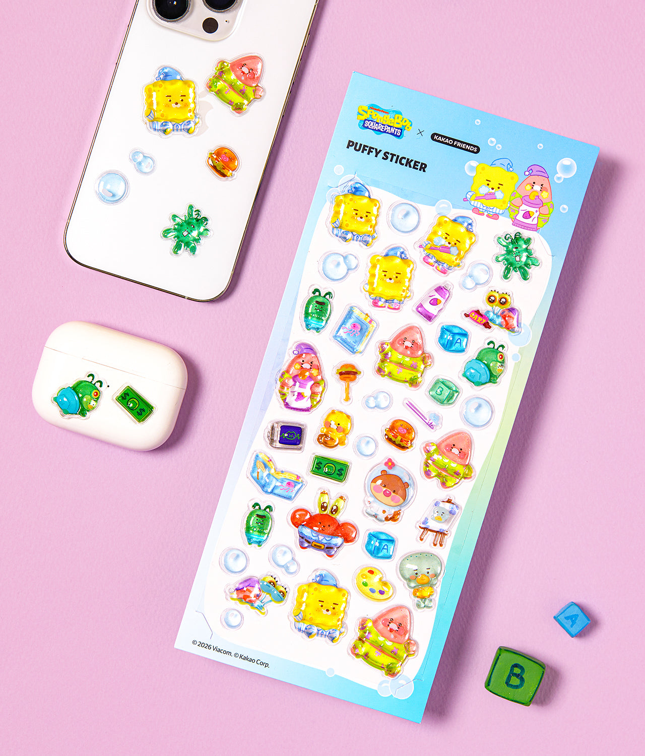SpongeBobXFriends Sticker Friends - Official Kakao Friends merchandise | Koolseoul