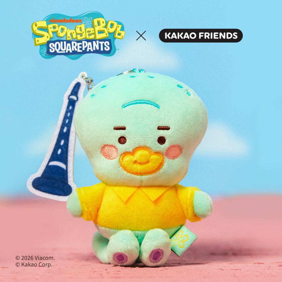 Kakao Friends - Spongebobxfriends Baby Squidward Keychain Plush Tube