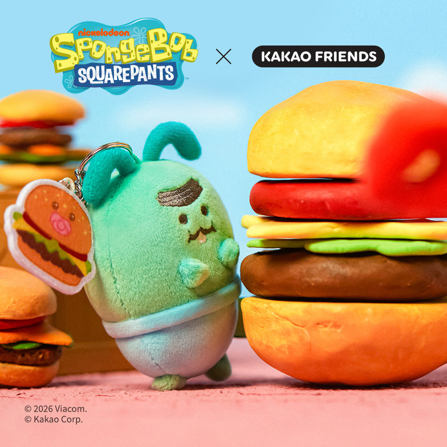 Kakao Friends - Spongebobxfriends Baby Keychain Plush Jordy