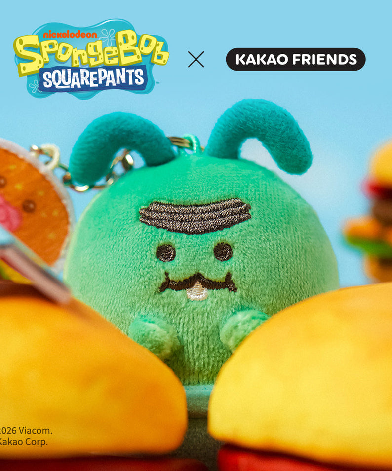 SpongeBobXFriends Baby Keychain Plush Jordy - Official Kakao Friends merchandise | Koolseoul