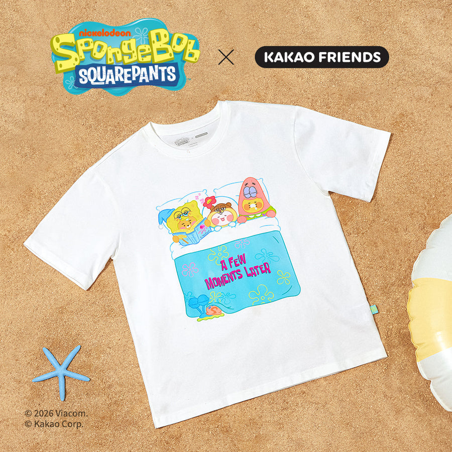 Kakao Friends - Spongebobxfriends Women T-Shirt Friends