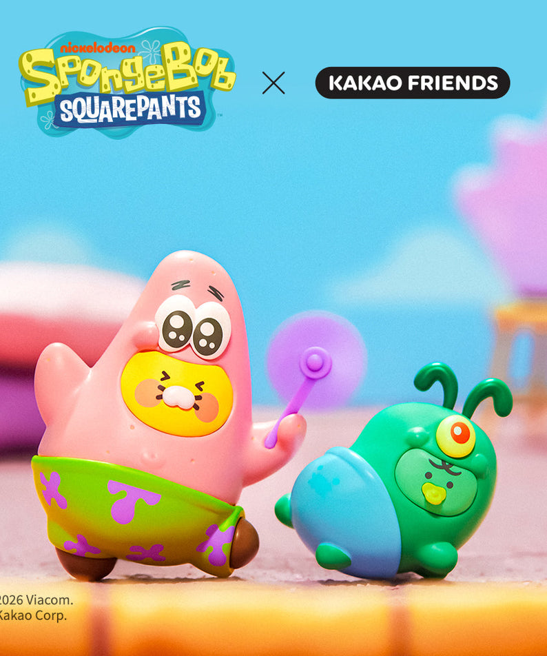 SpongeBobXFriends Air Freshener&Figurine Set Baby Chunsik&Jordy - Official Kakao Friends merchandise | Koolseoul