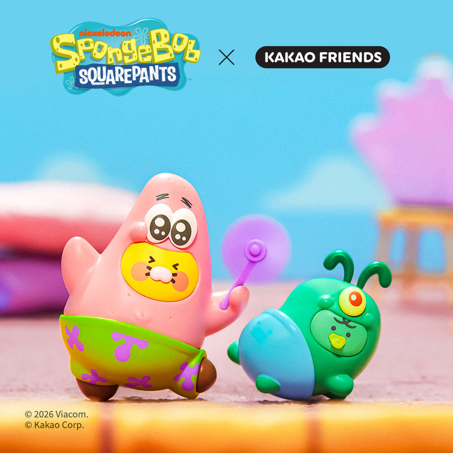 Kakao Friends - Spongebobxfriends Air Freshener&Figurine Set Baby Chunsik&Jordy