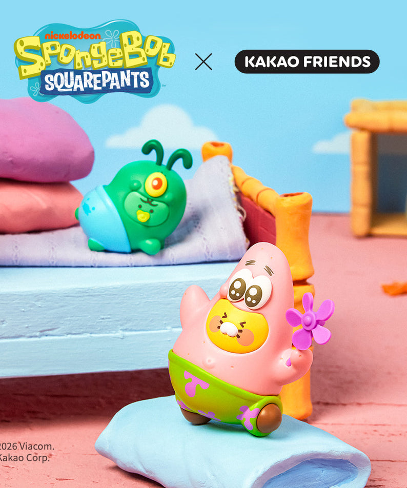 SpongeBobXFriends Air Freshener&Figurine Set Baby Chunsik&Jordy - Official Kakao Friends merchandise | Koolseoul