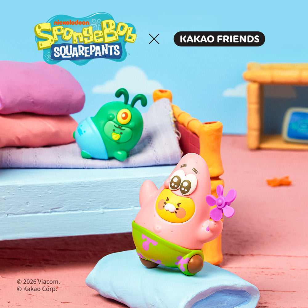 SpongeBobXFriends Air Freshener&Figurine Set Baby Chunsik&Jordy - Official Kakao Friends merchandise | Koolseoul