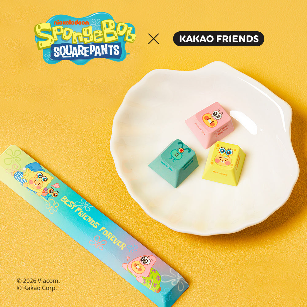 SpongeBobXFriends Cap 4 Set Friends - Korean kawaii Kakao Friends | Koolseoul