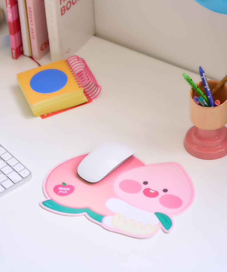 Peach Peach Mouse Pad Little Apeach - Korean kawaii Kakao Friends | Koolseoul