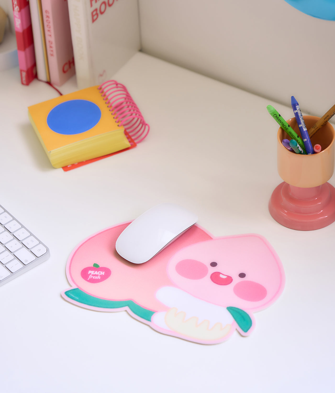 Peach Peach Mouse Pad Little Apeach - Korean kawaii Kakao Friends | Koolseoul