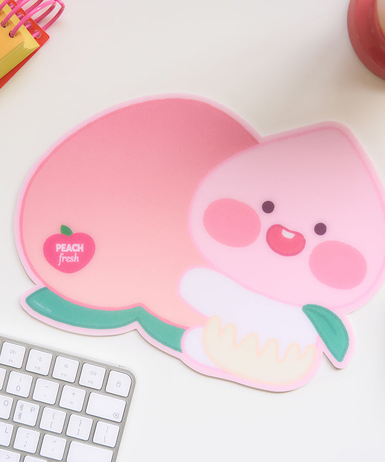 Peach Peach Mouse Pad Little Apeach - Official Kakao Friends merchandise | Koolseoul