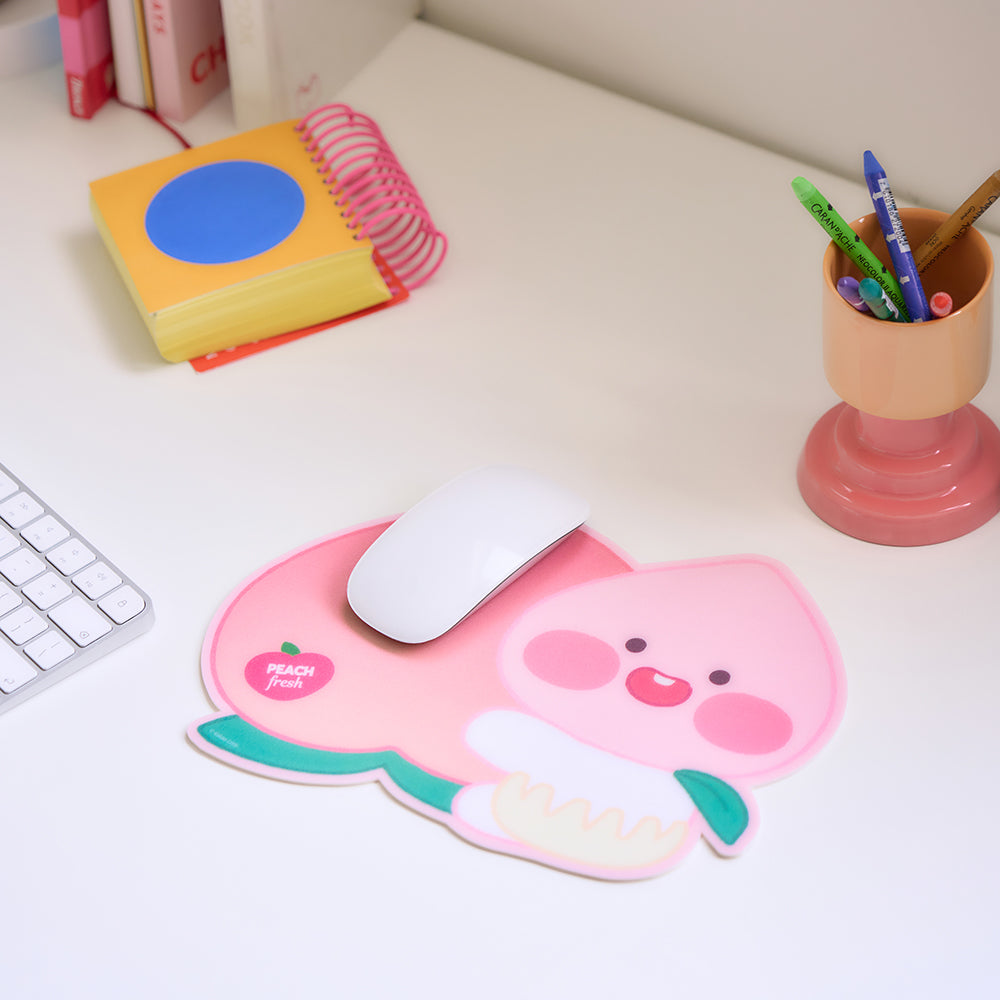 Peach Peach Mouse Pad Little Apeach - Korean kawaii Kakao Friends | Koolseoul
