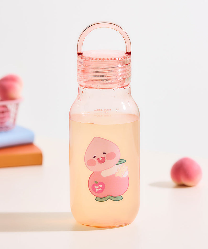 Peach Peach Clear Bottle Little Apeach - Official Kakao Friends merchandise | Koolseoul