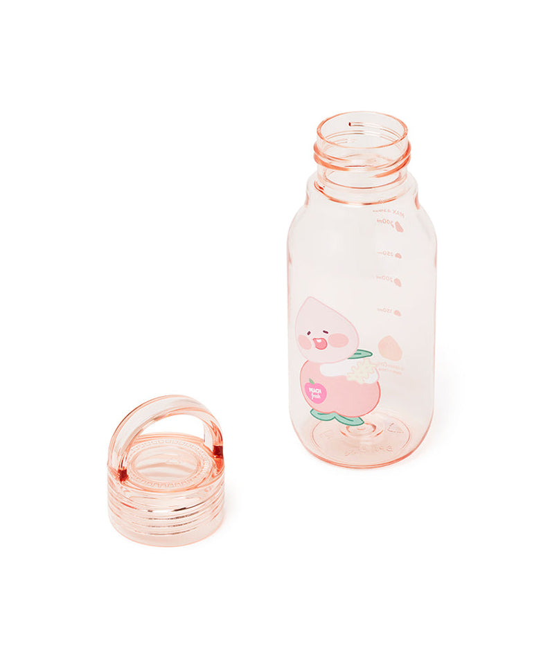 Peach Peach Clear Bottle Little Apeach - Official Kakao Friends merchandise | Koolseoul