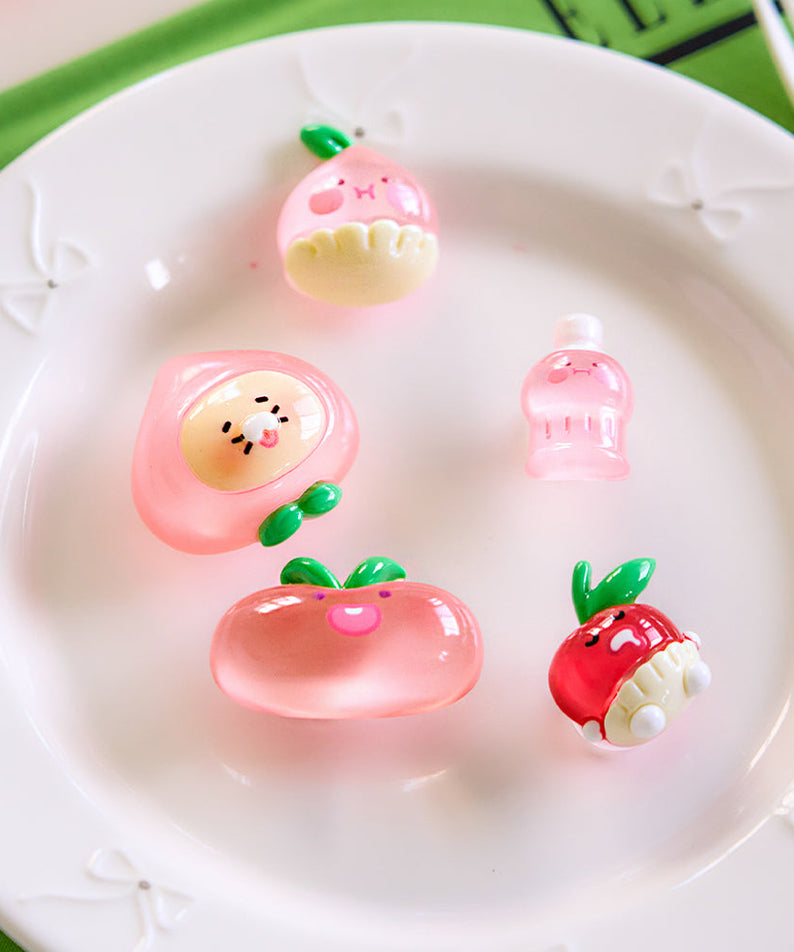 Peach Peach Accessoire Charm Set Friends - Official Kakao Friends merchandise | Koolseoul