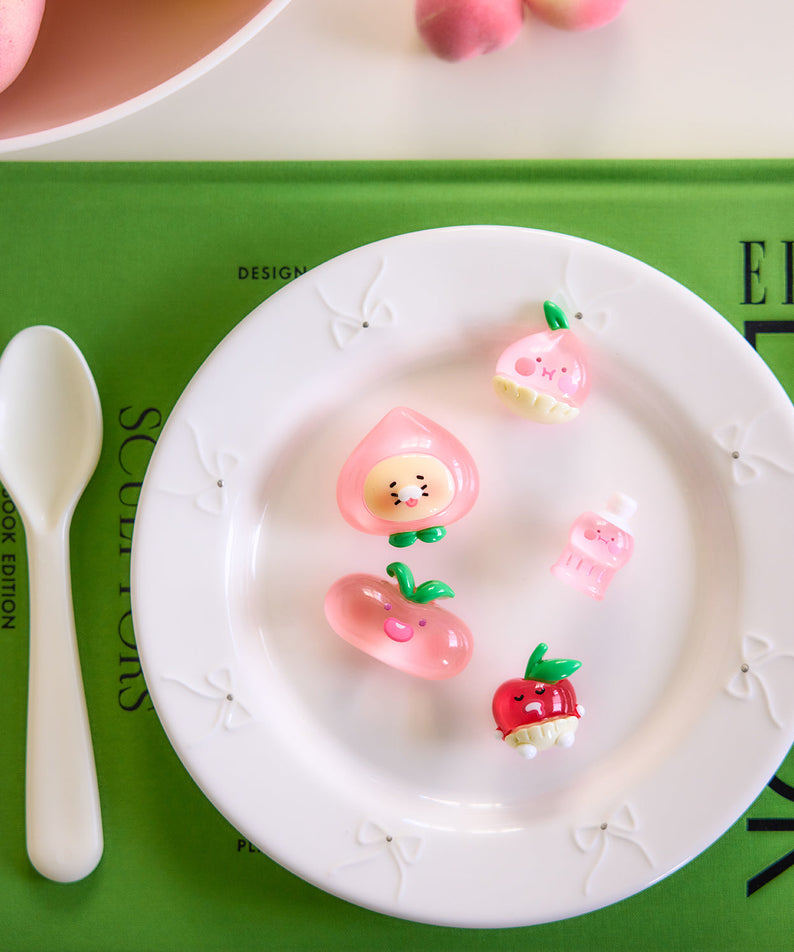 Peach Peach Accessoire Charm Set Friends - Official Kakao Friends merchandise | Koolseoul